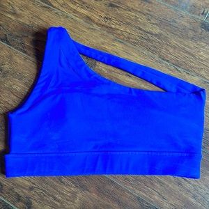 Cute one shoulder sports bra